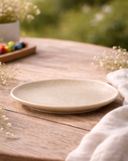 Viola Lunch Tallrik – Beige (Set om 4) 21cm