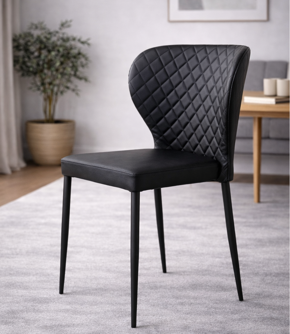 Pisa Matstol – Svart PU