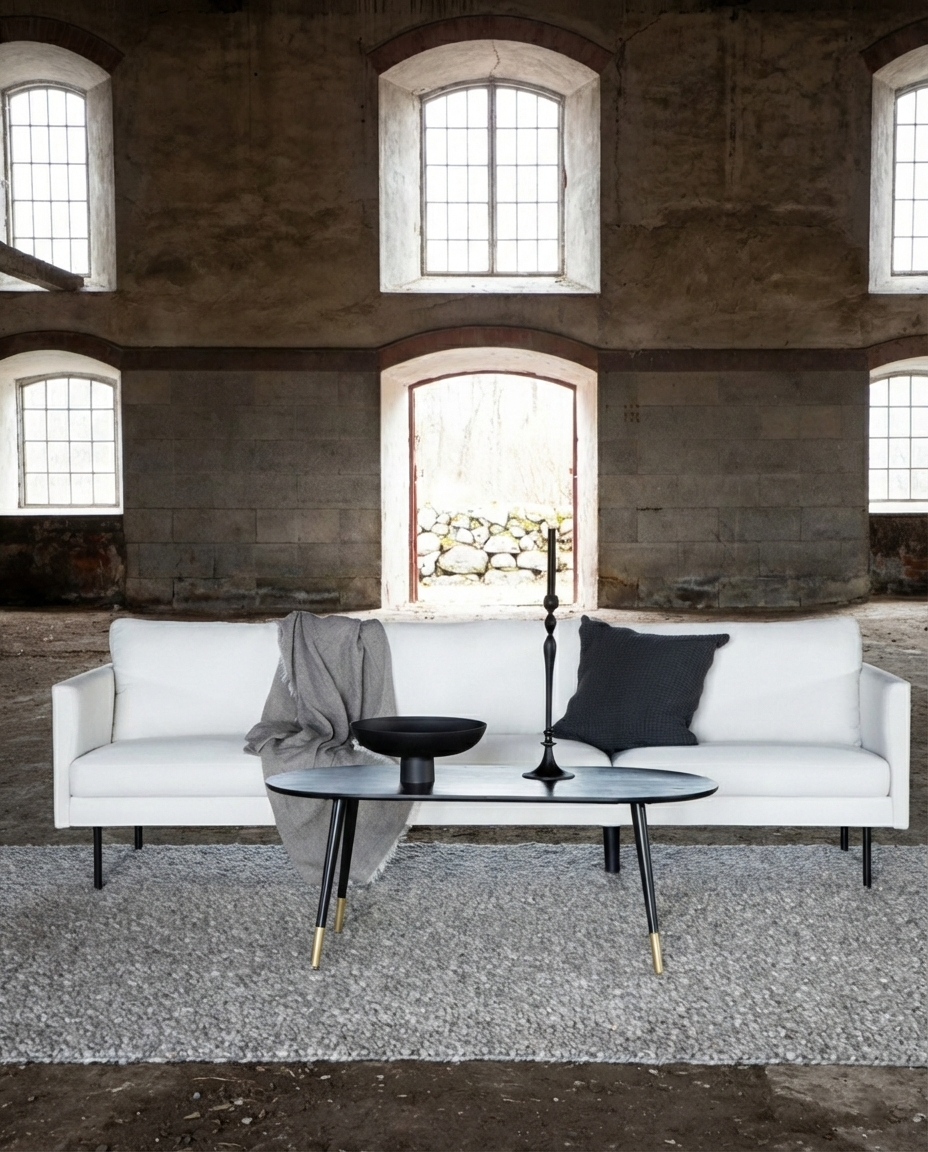 Zoom 3-sits soffa Ljusbeige