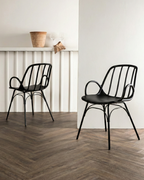 Dyrön Matstolar 2-pack Svart