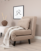 Vicky Bäddsoffa / Fåtölj Beige