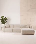 Leia Schäslongsoffa – Beige