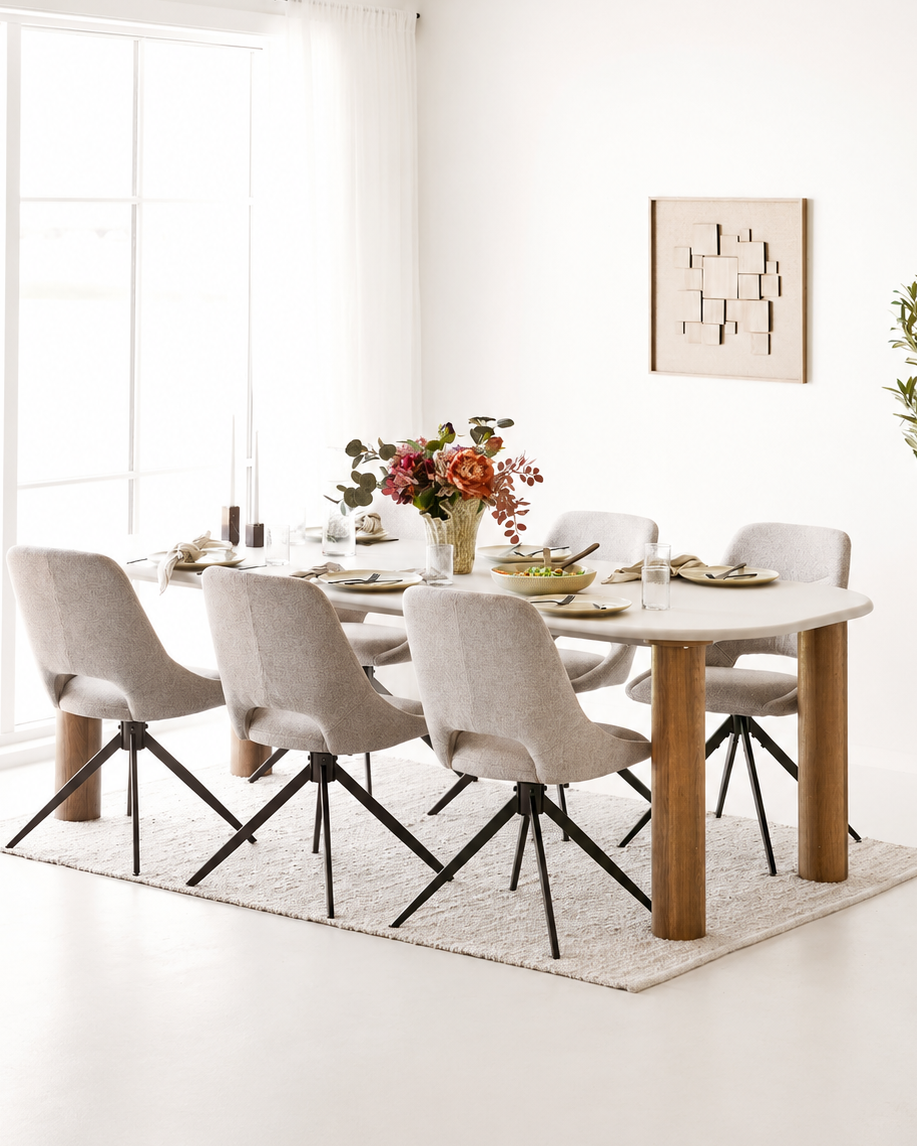 Fondi Matbord – Sand/Brun 240 x 100 cm