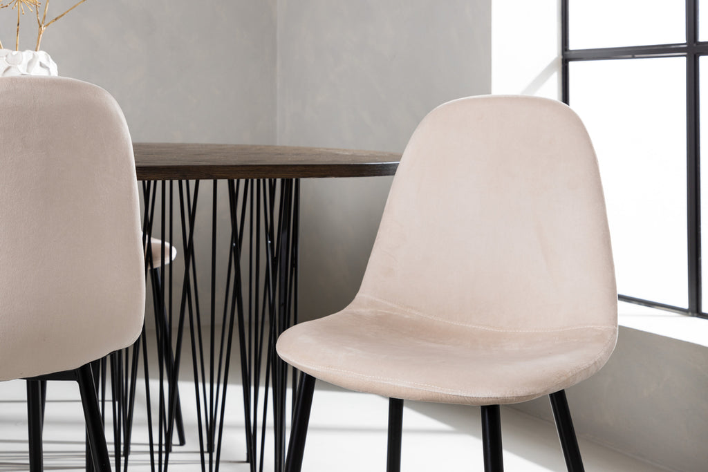 Polar Matstolar 6-pack + Ovala Matbord 220x100