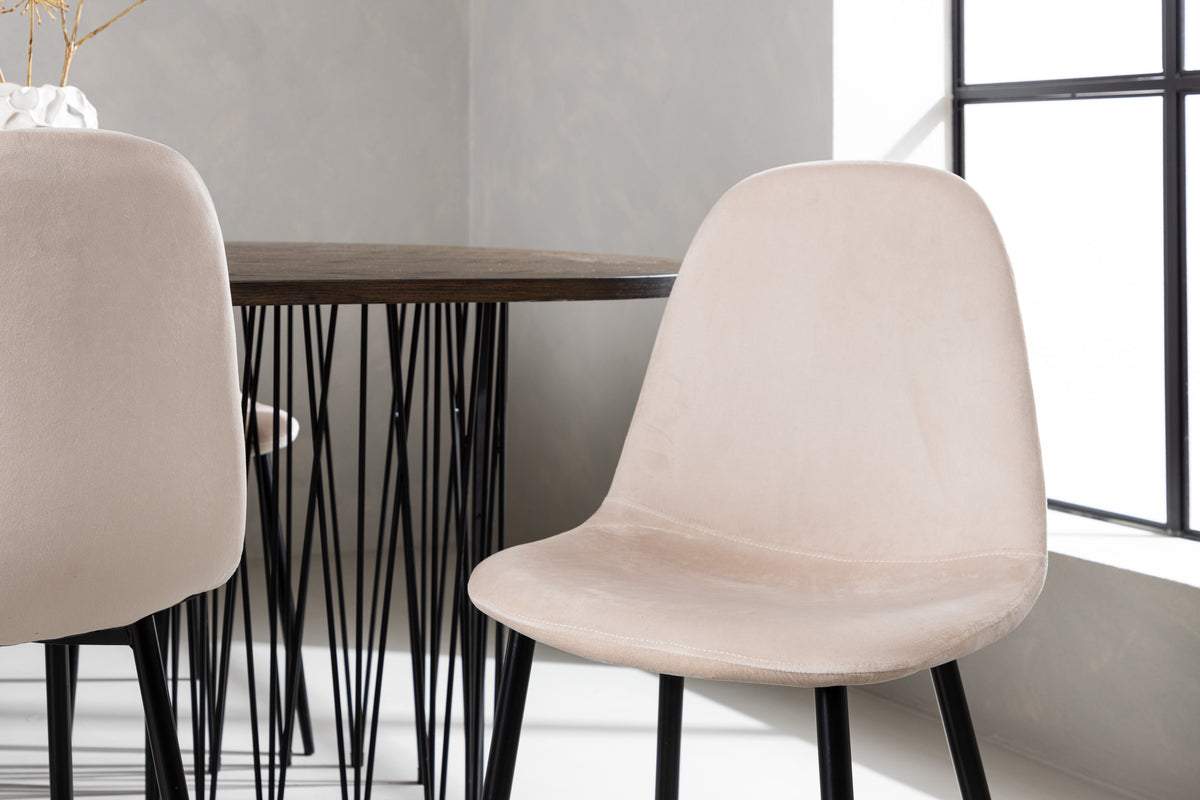 Polar Matstolar 6-pack + Ovala Matbord 220x100