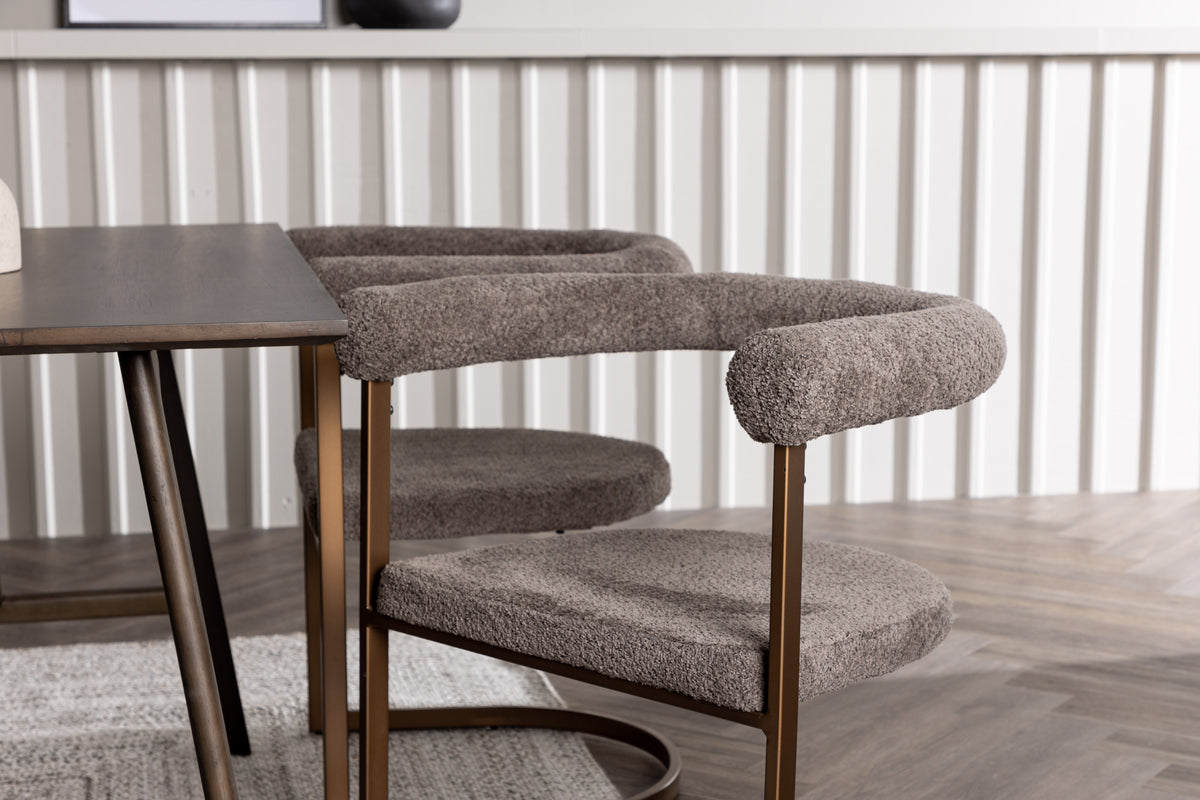 Kaseidon Matbord 120x80 + Matstolar 4-pack