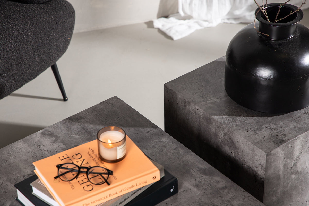 2-pack York Soffbord Mörkgrå