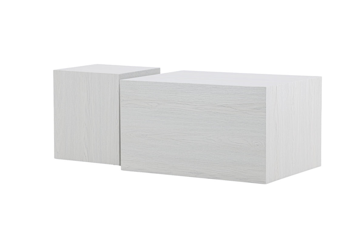 2-pack York Soffbord Vitputsad