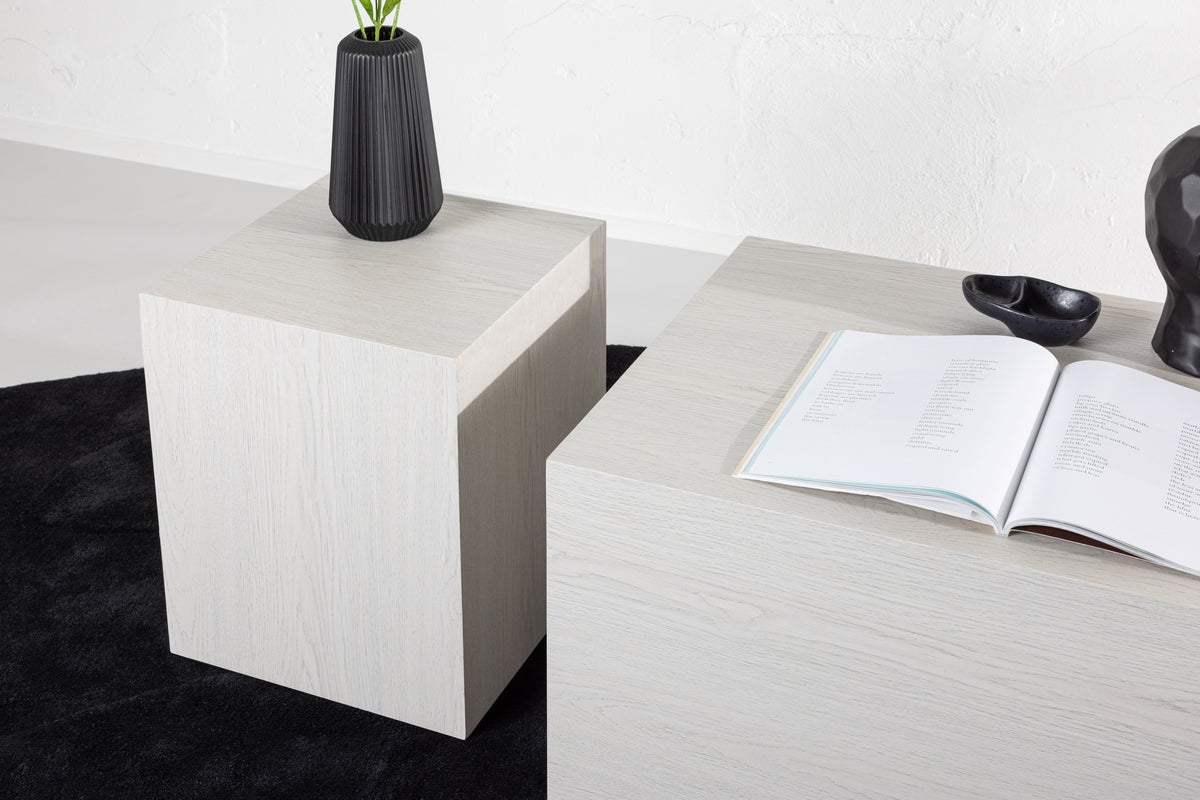 2-pack York Soffbord Vitputsad
