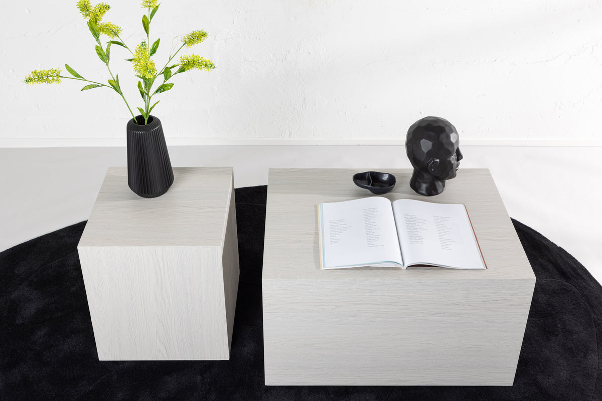 2-pack York Soffbord Vitputsad