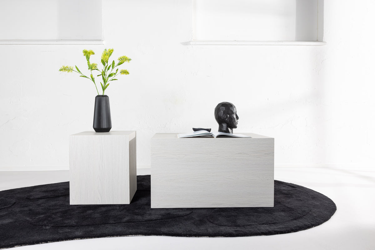 2-pack York Soffbord Vitputsad