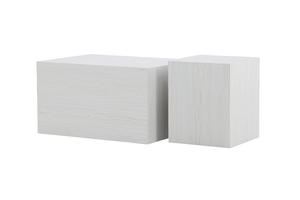 2-pack York Soffbord Vitputsad