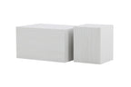 2-pack York Soffbord Vitputsad