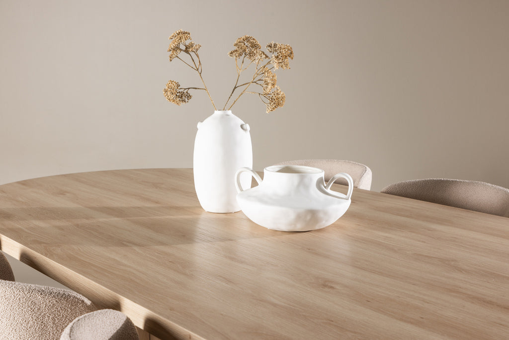 Modesto Matstolar 6-pack + Ovala Matbord 230x115