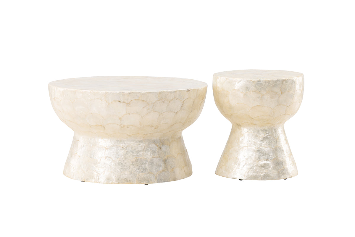 Sandön Soffbord Ø70 ø40 Ljusgrå