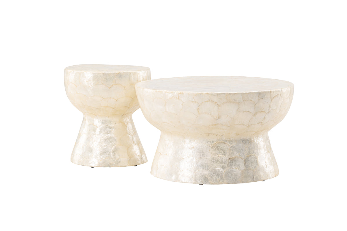 Sandön Soffbord Ø70 ø40 Ljusgrå