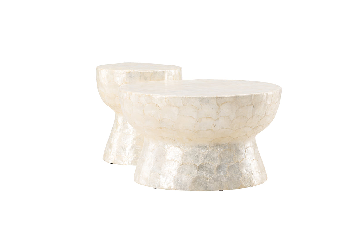 Sandön Soffbord Ø70 ø40 Ljusgrå