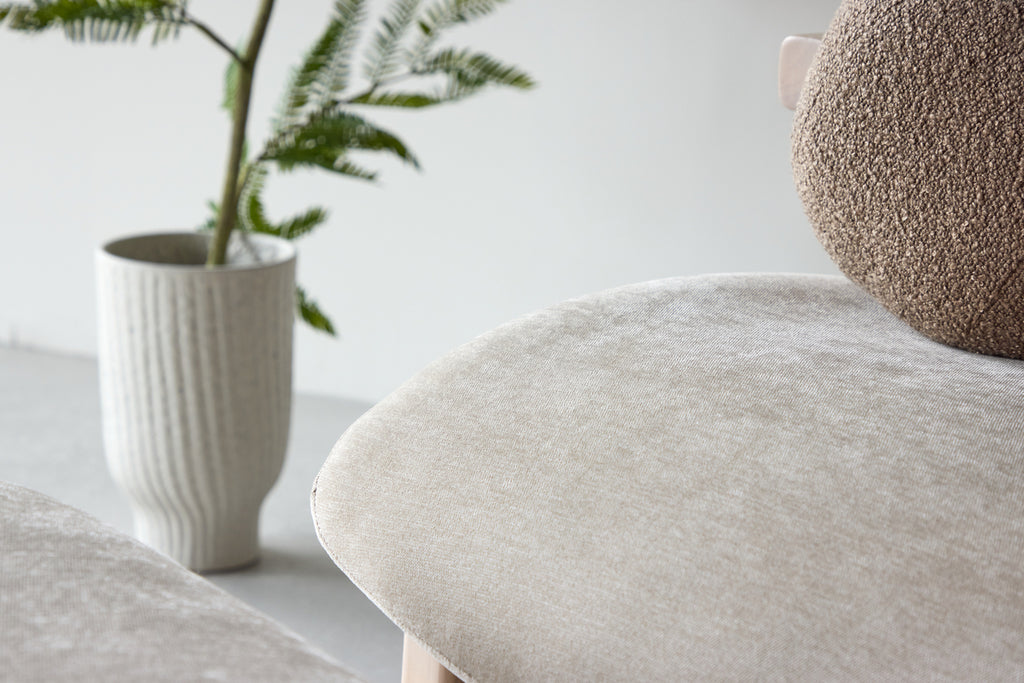 Rile Ottoman + Fåtöljer Beige