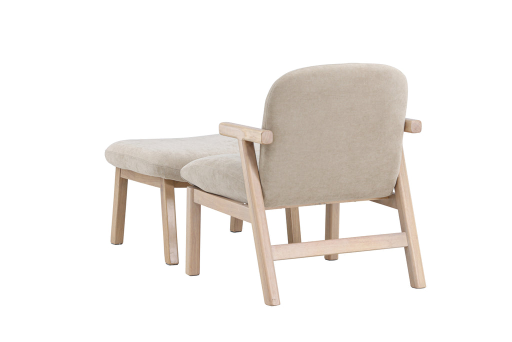 Rile Ottoman + Fåtöljer Beige