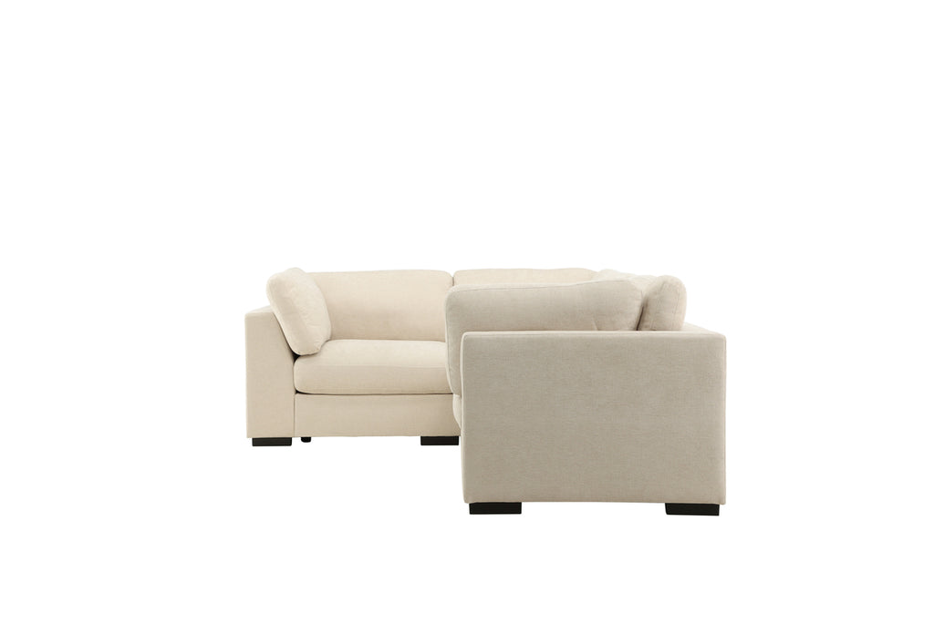 Salerno Hörnsoffor Beige 3m x 2m