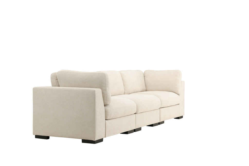 Salerno 3-sits soffa Beige