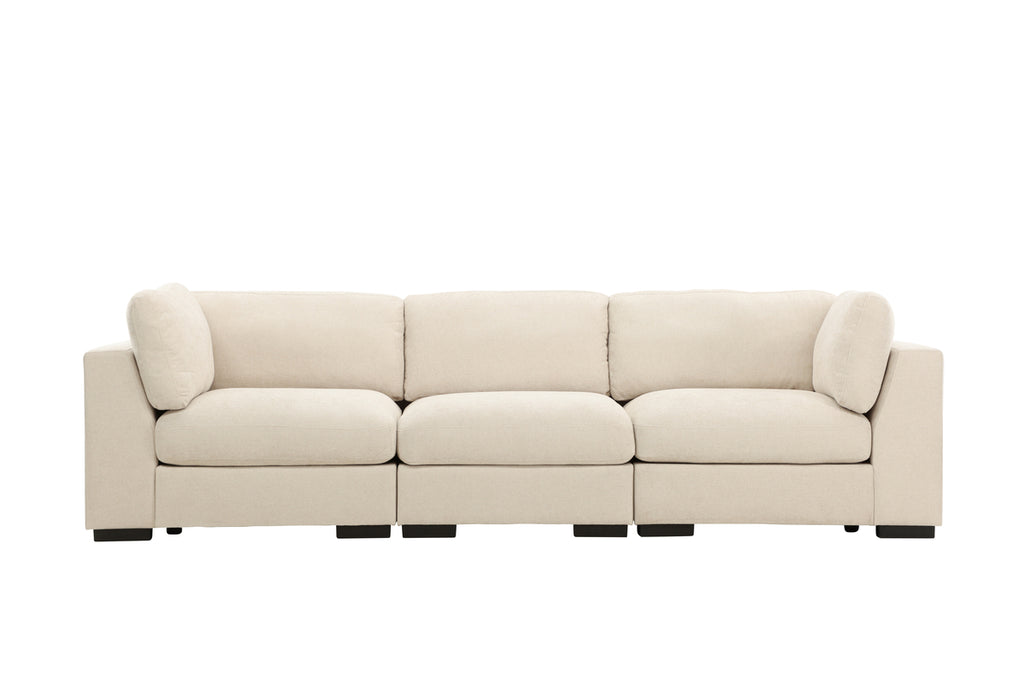 Salerno 3-sits soffa Beige
