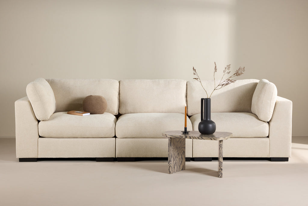 Salerno 3-sits soffa Beige