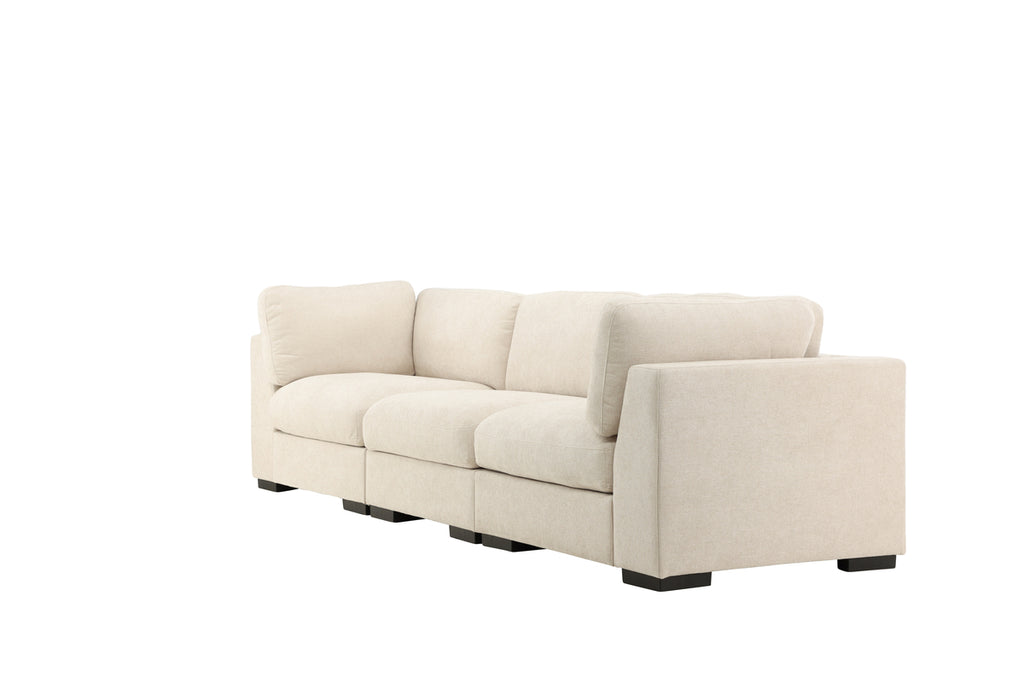 Salerno 3-sits soffa Beige
