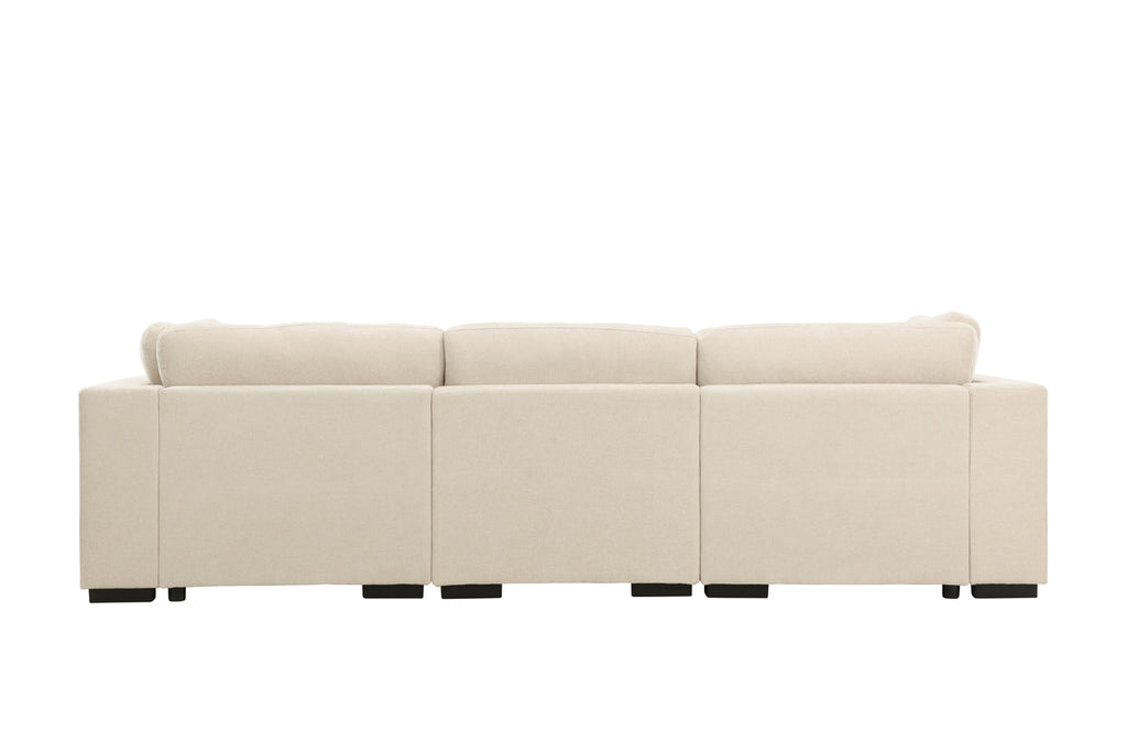 Salerno 3-sits soffa Beige