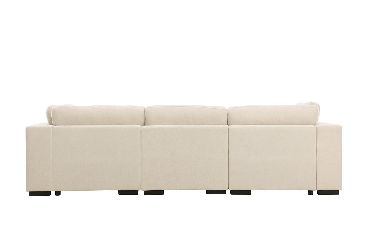Salerno 3-sits soffa Beige