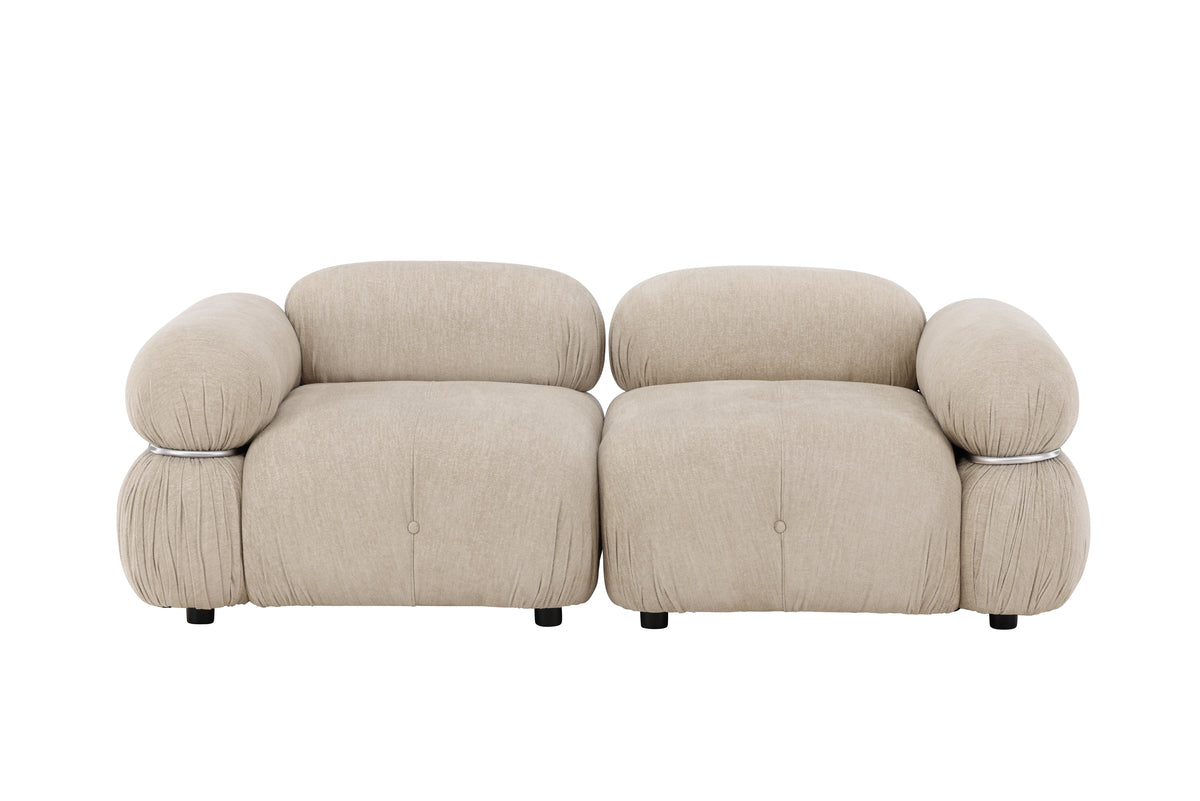 Mika Soffa Beige - 2 Modulsoffa