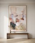 Inez Canvas Tavla med Handmålade Detaljer – 150x100 cm