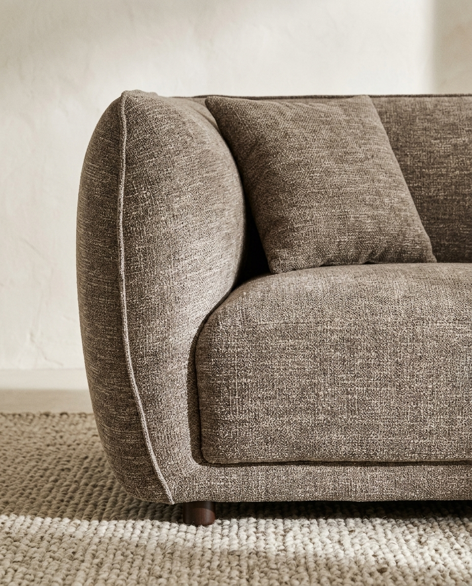 Noor Lounge Soffa i Brun – Högerdivan
