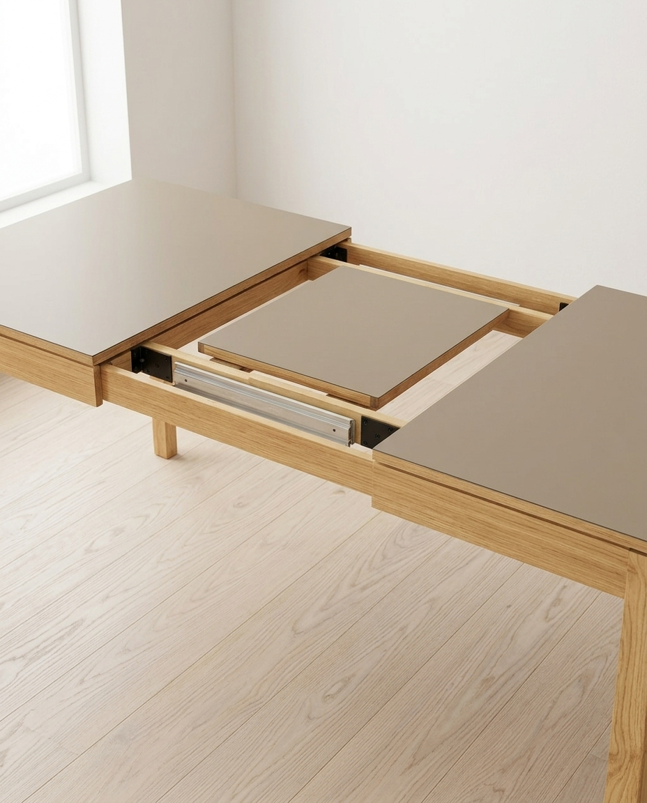 Bowen Matbord i Natur – 100 x 220–270–320 cm