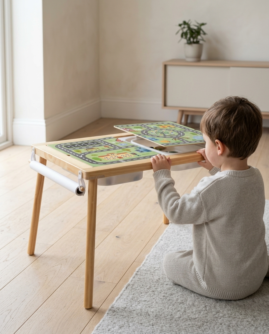 Kreativitets och Lärbord för Barn