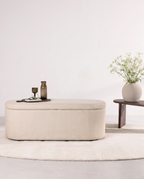 Potenza Sittpuff med Förvaring – Off-white