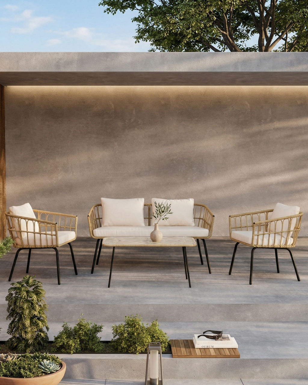 Ortigia Lounge Set Natur