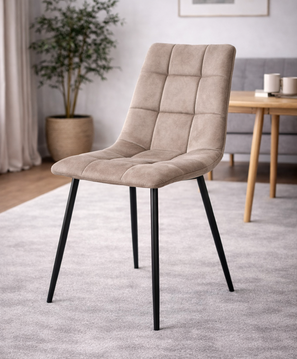 Middelfart Matstol – Ljusbrun Sammet