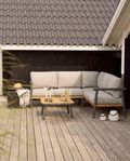 Comillas Hörn-loungegrupp – Gråbeige