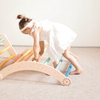 Flexi-Klettergerüst für Kinder - Set L – Regenbogenfarben – BusyKids