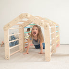 Flexi-Klettergerüst für Kinder - Set S – Regenbogenfarben – BusyKids