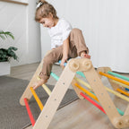 Flexi-Klettergerüst für Kinder - Set S – Regenbogenfarben – BusyKids