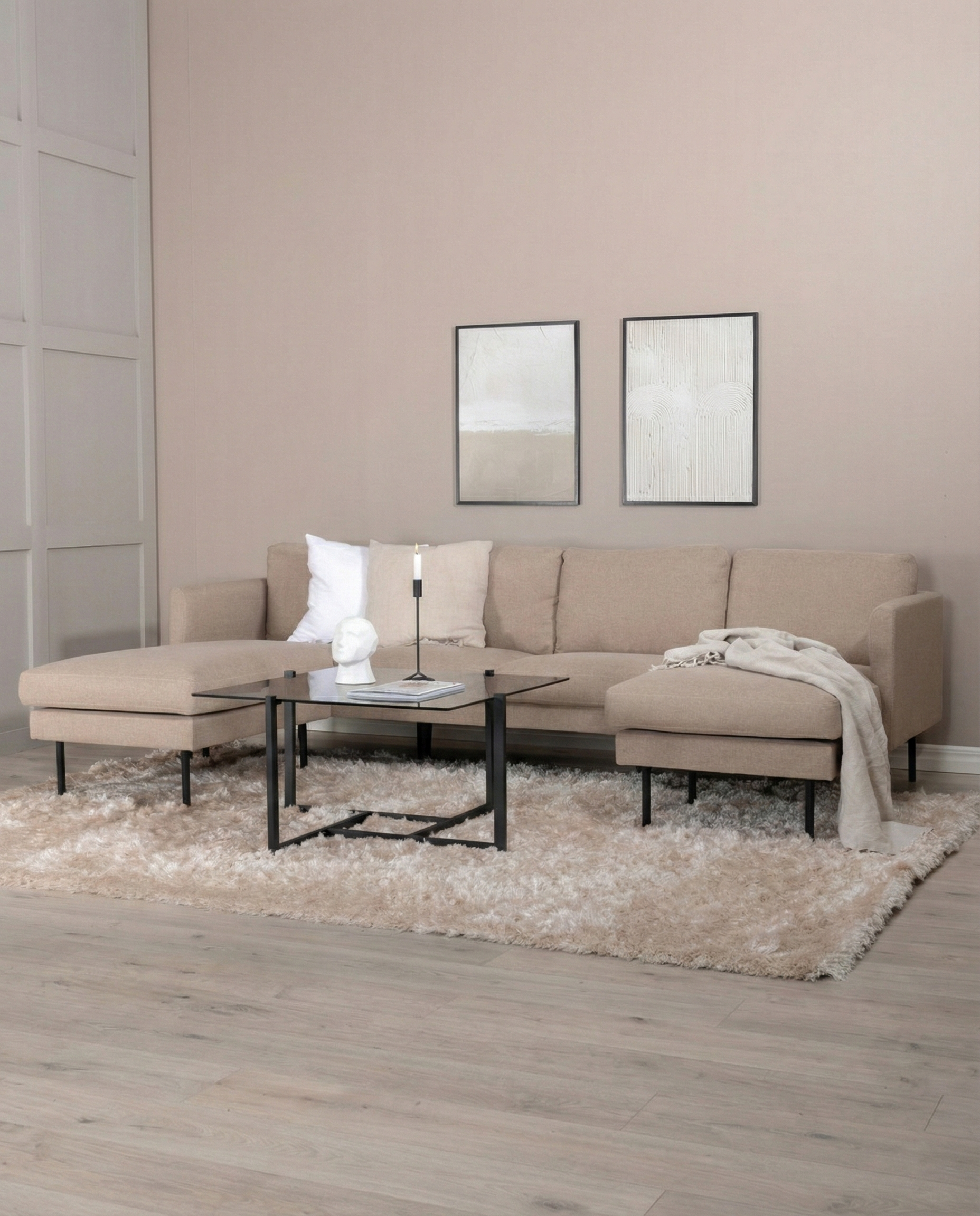 Zoom Divansoffa Beige