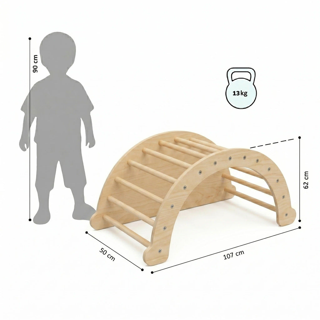 Multifunktionaler Schaukel LUNO 5-in-1 – Natura – BusyKids