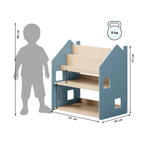 2in1-Kinderregal - zart blau – BusyKids