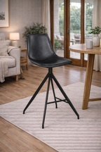 Monaco Barstolar Set – Svart