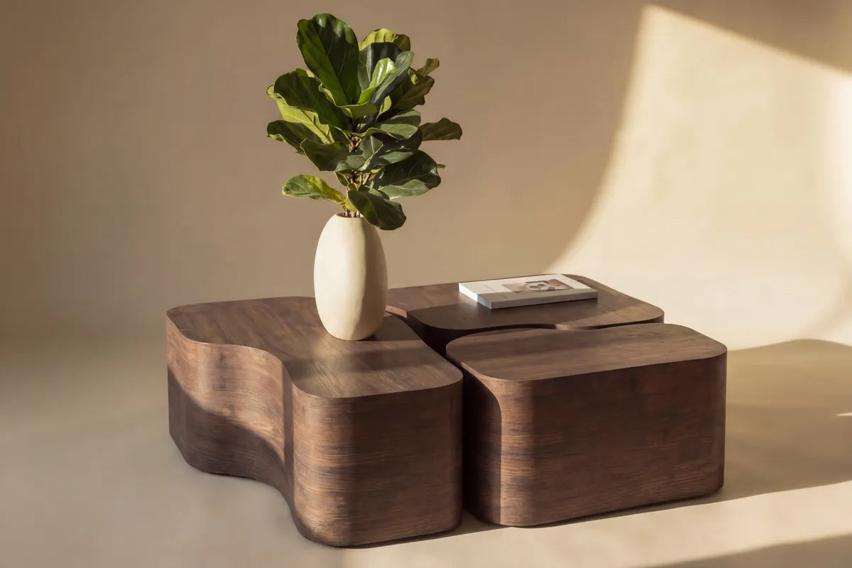 Nordland Soffbord 3-pack – Mocca