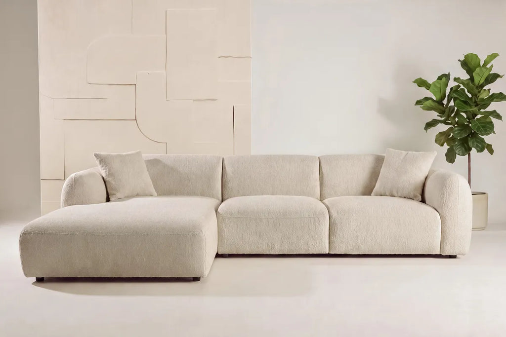 Leia Schäslongsoffa – Beige
