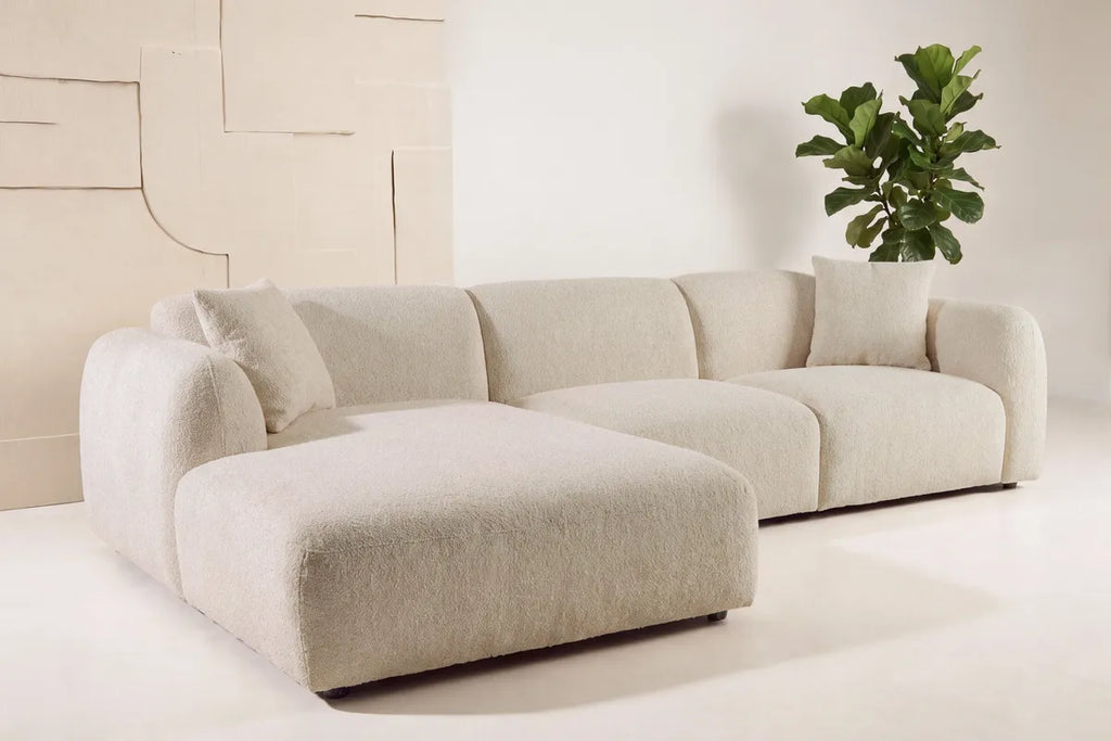 Leia Schäslongsoffa – Beige