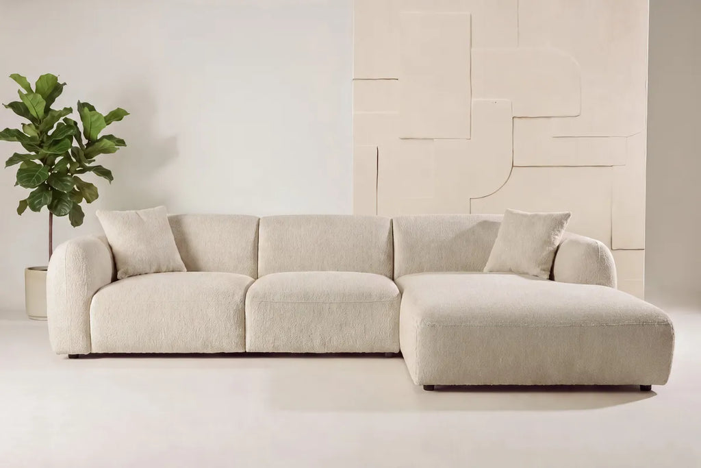 Leia Schäslongsoffa – Beige